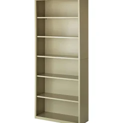 Lorell® Fortress Series Steel Modular Shelving Bookcase, 6-Shelf, 82