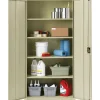 Lorell™ Fortress Series Steel Storage Cabinet, 5-Shelf, 18"D, Putty