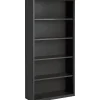Lorell® Fortress Steel 72"H Bookcase, 5-Shelf, Charcoal