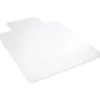 Lorell® Hard Floor Straight Edge Chair Mat, 46" x 60", Wide Lip