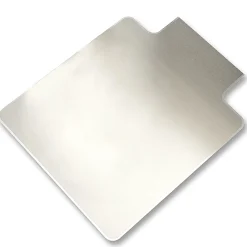 Lorell® Hard Floor Straight Edge Chair Mat, 46" x 60", Wide Lip