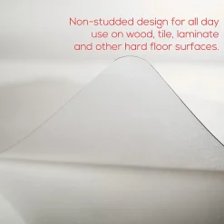Lorell® Hard Floor Straight Edge Chair Mat, 46
