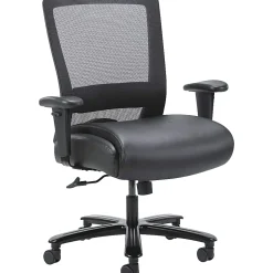 LorellĀ® Heavy-Duty High-Back Mesh Task Chair, Black