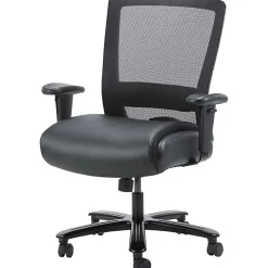 Lorell® Heavy-Duty High-Back Mesh Task Chair, Black
