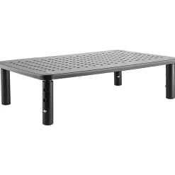 Lorell Height-Adjustable Device Stand, 44 lb Load Capacity, 5.50