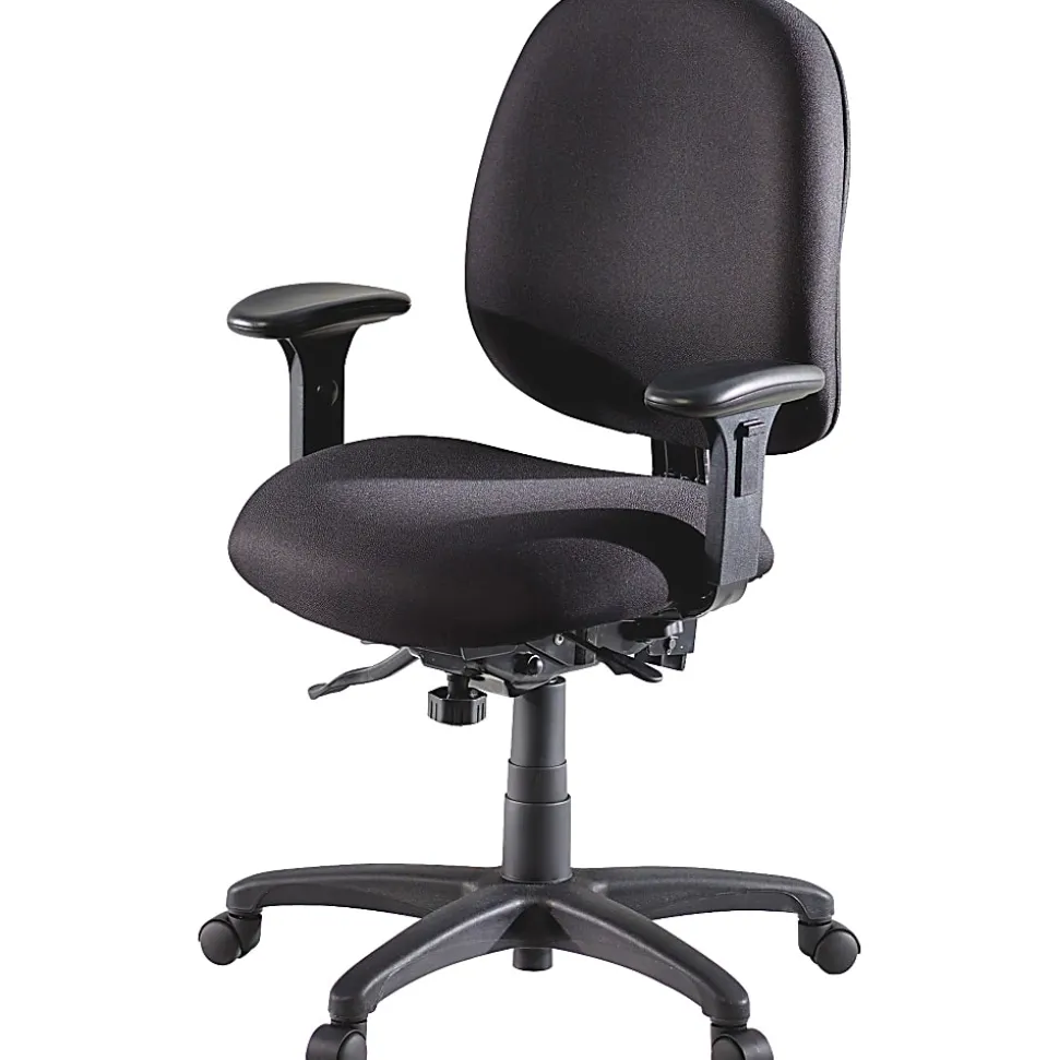 Lorell® High-Performance Ergonomic Multifunction Chair, Black