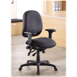 Lorell® High-Performance Ergonomic Multifunction Chair, Black