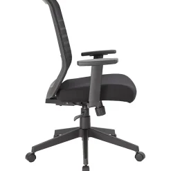 Lorell® Horizontal High-Back Mesh Task Chair, Black