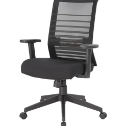 Lorell® Horizontal High-Back Mesh Task Chair, Black