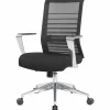Lorell Horizontal Mesh High-Back Conference Chair - Black Seat Color - Fabric, Molded Foam Seat Material - Mesh Back Material - High Back - 1 Each