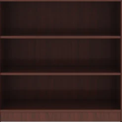 LorellĀ® 36"H 3-Shelf Bookcase, Mahogany