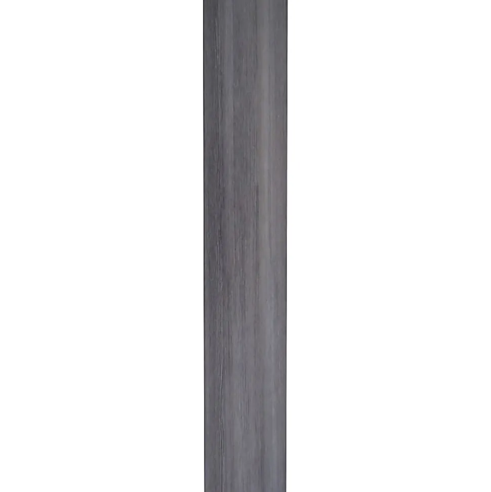 Lorell® 72"H 6-Shelf Bookcase, Weathered Charcoal