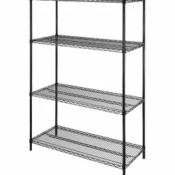 Lorell® Industrial Wire Shelving Starter Unit, 48