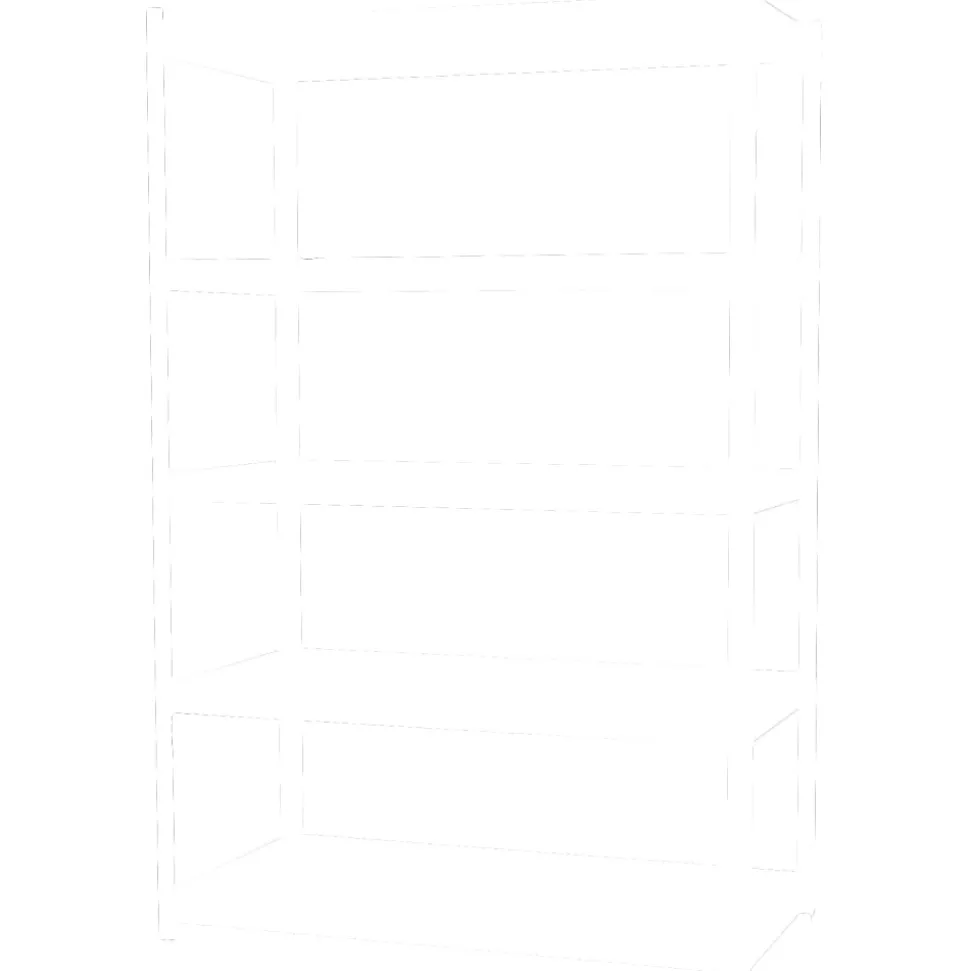 Lorell Iron Horse 2300 lb Capacity Riveted Shelving - 5 Shelf(ves) - 72" x 48"x 24" Depth - 30% Recycled - Black - Steel, Particleboard - 1 Each