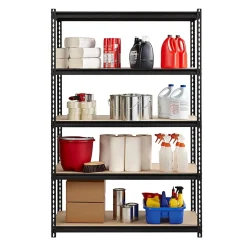 Lorell Iron Horse 2300 lb Capacity Riveted Shelving - 5 Shelf(ves) - 72