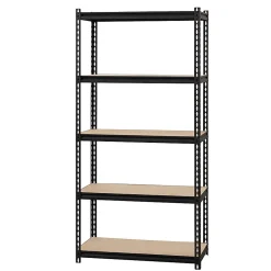 Lorell Iron Horse 2300 lb Capacity Riveted Shelving - 5 Shelf(ves) - 72
