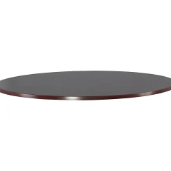 Lorell® Laminate Conference Table Base, For Round Table Tops, Mahogany