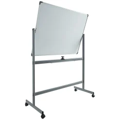 Lorell® Magnetic Dry-Erase Whiteboard Easel, 48" x 72", Aluminum Frame With Silver Finish