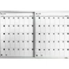 Lorell® Magnetic Unframed Dry-Erase Calendar Whiteboard, 36" x 24", Frost