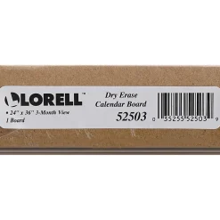 Lorell® Magnetic Unframed Dry-Erase Calendar Whiteboard, 36