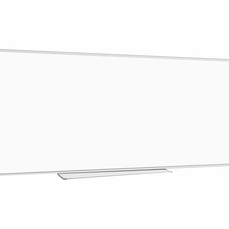 Lorell® Melamine Dry-Erase Whiteboard, Styrene, 96" x 48", Aluminum Frame With Silver Finish
