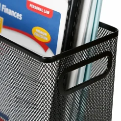 Lorell® Mesh Desktop Hanging File Folder, Letter-Size, Black
