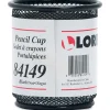 Lorell® Mesh Pencil Cup, 3 1/2"H, Black