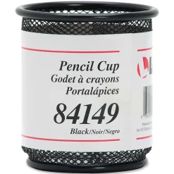 Lorell® Mesh Pencil Cup, 3 1/2
