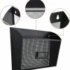 Lorell® Mesh Single Wall Pocket, Letter Size, Black