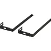 Lorell® Metal Cubicle Hangers, Black, Pack Of 2