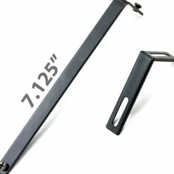 Lorell® Metal Cubicle Hangers, Black, Pack Of 2
