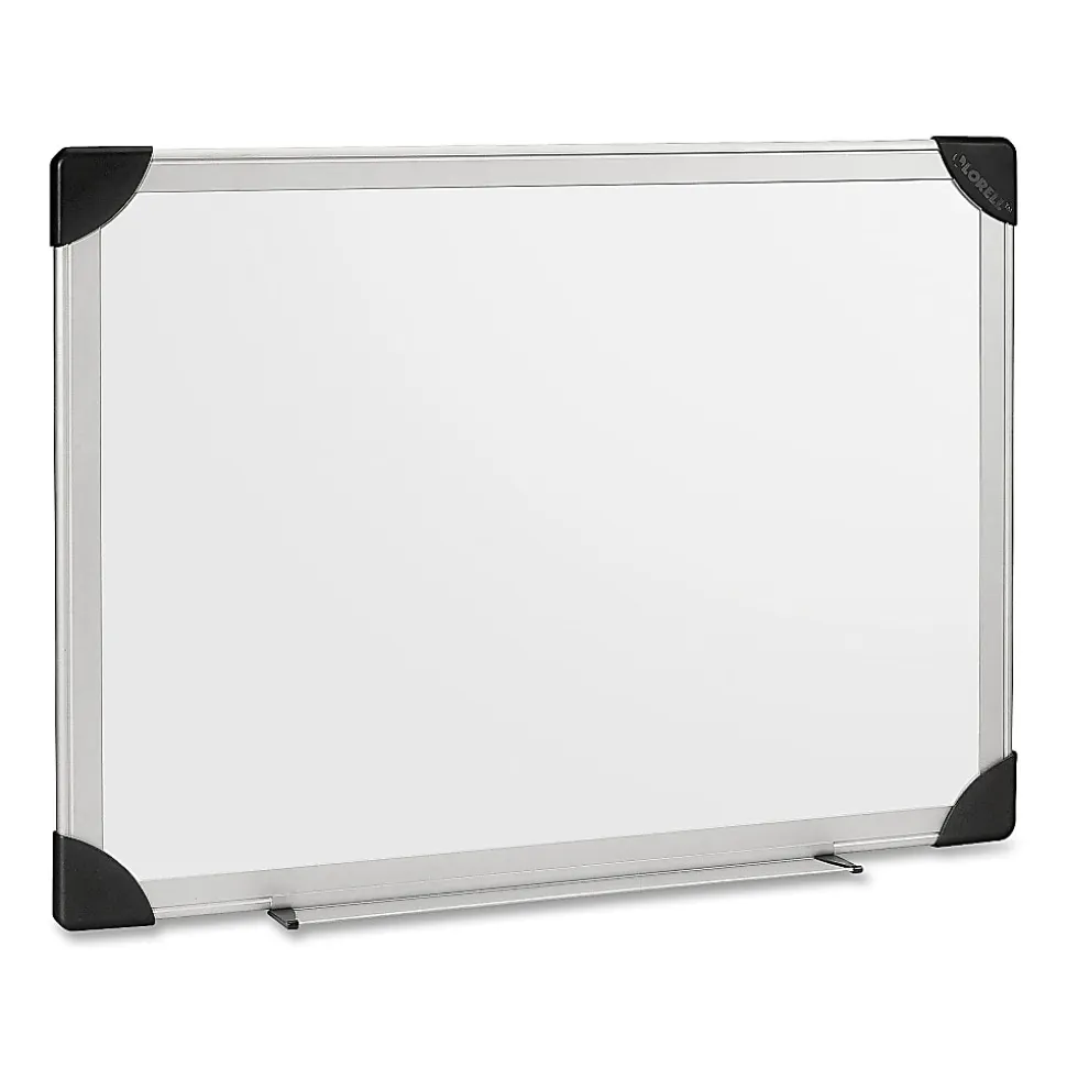 Lorell® Non-Magnetic Dry-Erase Whiteboard, 36" x 24", Aluminum Frame With Silver Finish