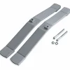 Lorell® Panel Foot Aluminum Panel System, 2-Pack