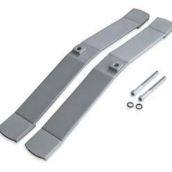 Lorell® Panel Foot Aluminum Panel System, 2-Pack