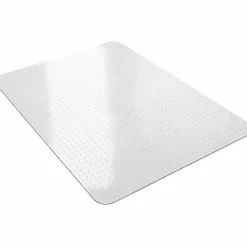 Lorell® PlushMat Medium Pile Studded Chair Mat, 46