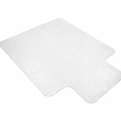 Lorell® PlushMat Medium Pile Studded Chair Mat, Wide Lip, 45