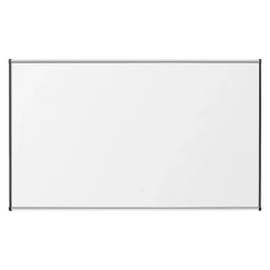 LorellĀ® Porcelain Unframed Dry-Erase Whiteboard, 48" x 72", Satin Aluminum Frame