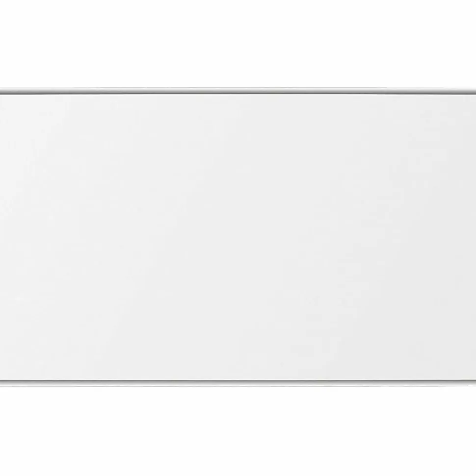 Lorell® Porcelain Unframed Dry-Erase Whiteboard, 48" x 72", Satin Aluminum Frame