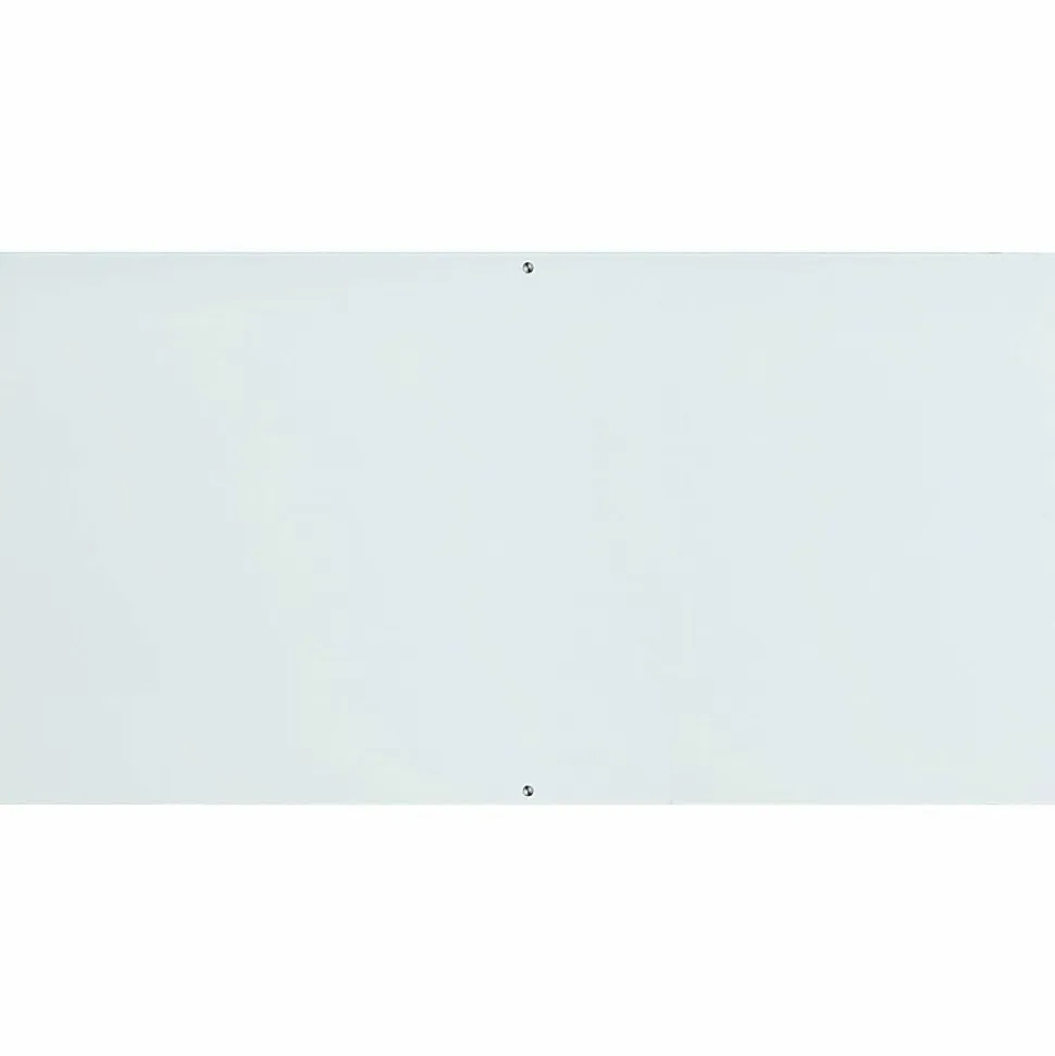 Lorell® Premium Glass Unframed Dry-Erase Whiteboard, 48" x 96", White