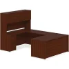 Lorell® Prominence 2.0 60"W Right-Pedestal Computer Desk, Mahogany