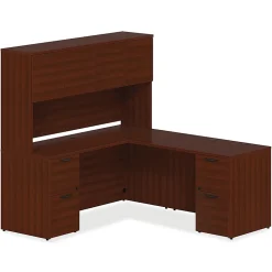Lorell® Prominence 2.0 60"W Right-Pedestal Computer Desk, Mahogany