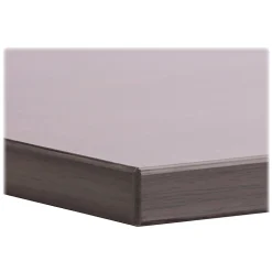 LorellĀ® Quadro Sit-To-Stand Laminate Table Top, 60"W x 24"D, Mahogany