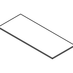 Lorell® Quadro Sit-To-Stand Laminate Table Top, 60