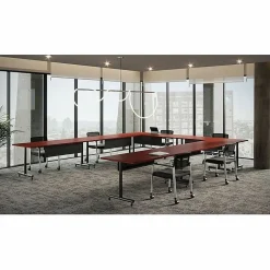 Lorell® Quadro Sit-To-Stand Laminate Table Top, 60