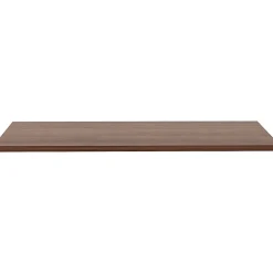 Lorell® Quadro Sit-To-Stand Laminate Table Top, 48"W x 24"D, Walnut