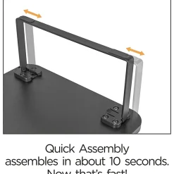 Lorell Quick-Install Monitor Laptop Riser, 4.80