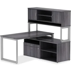 LorellĀ® Relevance Series Desk Top, 60"W x 29 1/2"D, Charcoal