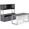 Lorell® Relevance Series Desk Top, 72"W x 29 1/2"D, Charcoal