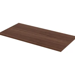 Lorell Relevance Series Tabletop - Walnut Rectangle Top - 60" Table Topx 30" Table Top Depth x 1" Table Top Thickness - Assembly Required - 1 Each