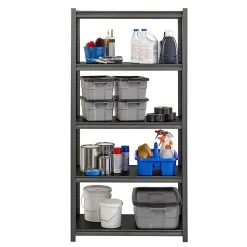 Lorell™ Riveted Storage Shelving Unit, 5-Shelf, 72